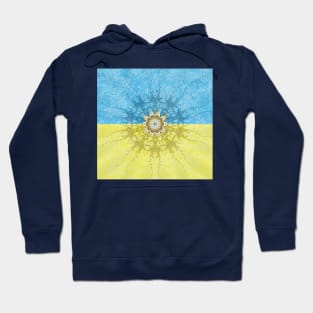 Yellow and blue mystical Hoodie